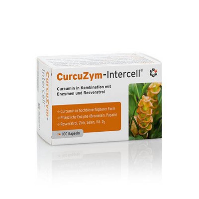 Miniaturka artykułu - MITOPHARMA CurcuZym-Intercell, 100kaps.