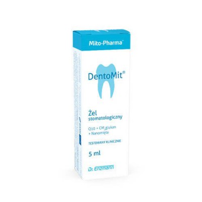 Miniaturka artykułu - MITOPHARMA Dentomit Q10 Żel stomatologiczny, 5ml