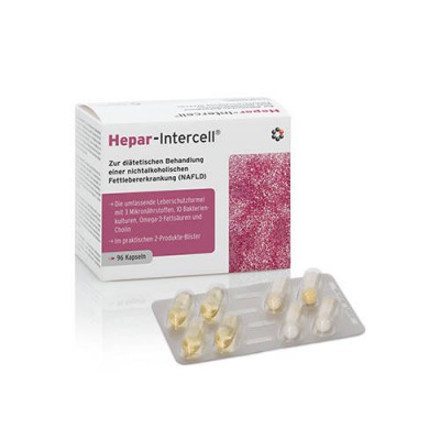 Miniaturka artykułu - MITOPHARMA Hepar - Intercell, 96kaps.