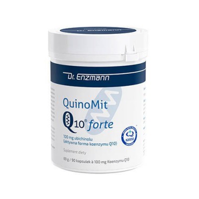 Miniaturka artykułu - MITOPHARMA QuinoMit Q10 forte, 90 kaps.