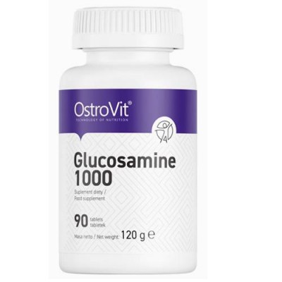 Miniaturka artykułu - OstroVit Glukozamina 1000mg, 90 tabletek