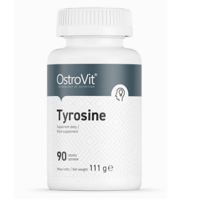 Miniaturka artykułu - OstroVit Tyrosine, 90 tabletek