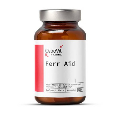 Miniaturka artykułu - OstroVit Pharma Ferr Aid, 60 kapsułek
