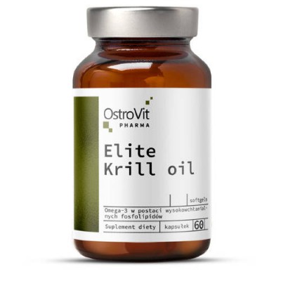 Miniaturka artykułu - OstroVit Pharma Elite Krill Oil, 60 kaps.