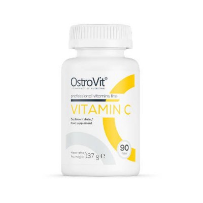 Miniaturka artykułu - OstroVit Vitamin C, 90 tabletek