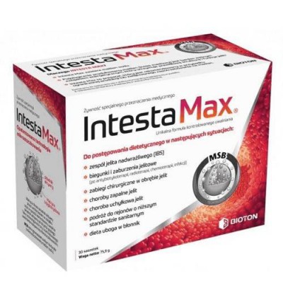 Miniaturka artykułu - Intesta Max, 30 saszetek - zawiera maślan sodu