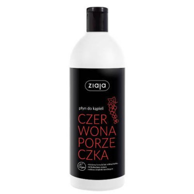 Miniaturka artykułu - ZIAJA Płyn do kąpieli Czerwona Porzeczka, 500ml