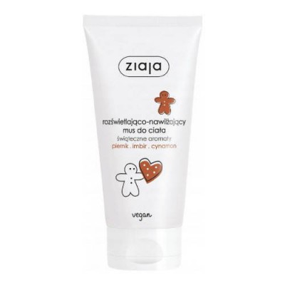 Miniaturka artykułu - ZIAJA Rozświetlająco- nawilżający mus do ciała, 160ml