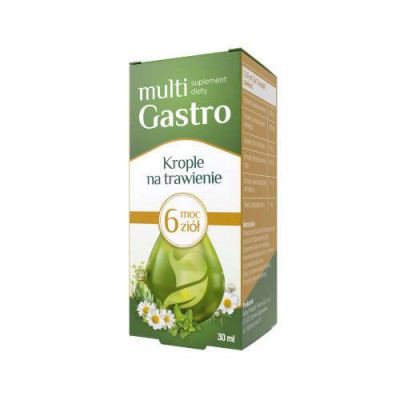 Miniaturka artykułu - MULTIGASTRO Krople na trawienie, 30ml