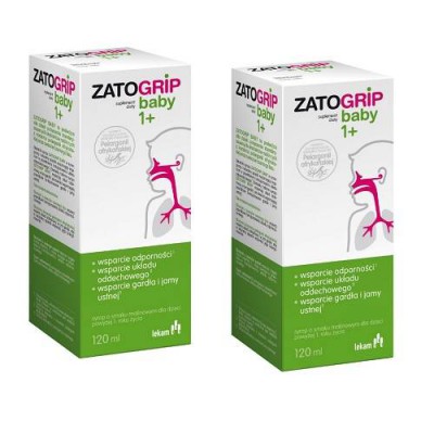Miniaturka artykułu - Zatogrip Baby 1+ duopack, 2x120ml