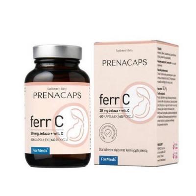 Miniaturka artykułu - FORMEDS PRENACAPS FERR C, 60 kaps.