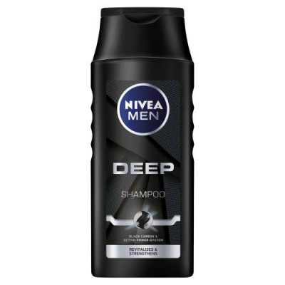 Miniaturka artykułu - NIVEA MEN Deep Szampon do włos&oacute;w, 400ml