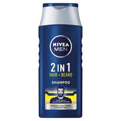 Miniaturka artykułu - NIVEA MEN Protect & Care Szampon do włos&oacute;w i brody 2w1, 400ml