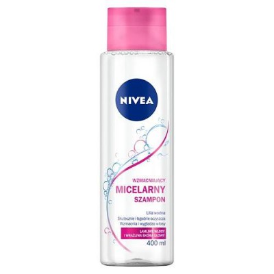 Miniaturka artykułu - NIVEA Szampon micelarny wzmacniający, 400ml