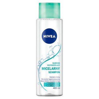 Miniaturka artykułu - NIVEA Micelarny szampon głęboko oczyszczający, 400ml