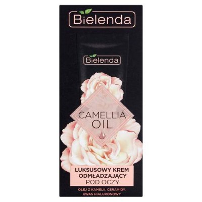 Miniaturka artykułu - BIELENDA Camellia Oil Luksusowy krem odmładzający pod oczy, 15ml