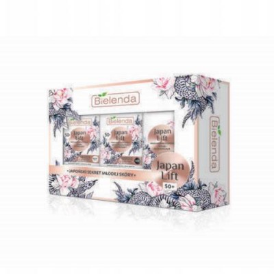 Miniaturka artykułu - BIELENDA Zestaw Japan Lift 50+ Krem SPF6, 50ml + Krem-koncentrat, 50ml + Serum, 30ml