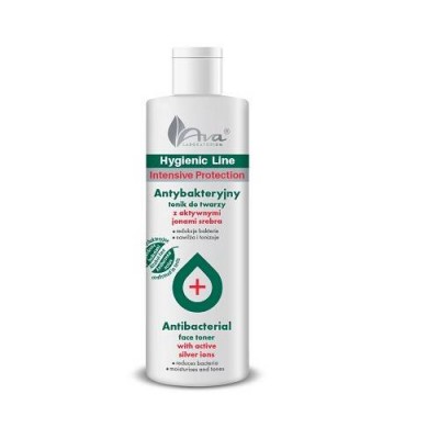 Miniaturka artykułu - AVA HYGIENIC LINE Antybakteryjny tonik do twarzy, 200ml