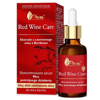 Miniaturka artykułu - AVA RED WINE CARE Skoncentrowane serum do sk&oacute;ry dojrzałej, 30ml
