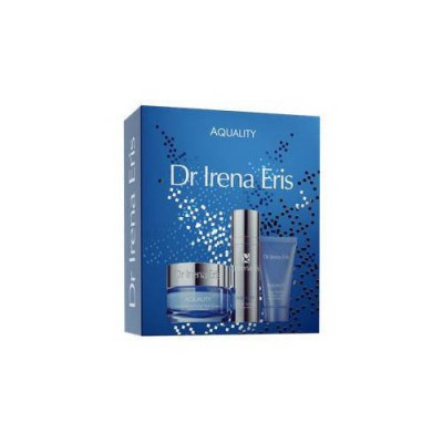 Miniaturka artykułu - DR IRENA ERIS ZESTAW Aquality Krem nawilżający, 50ml + Krem nawilżający, 30ml + Serum, 30ml