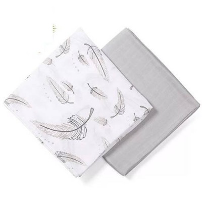 Miniaturka artykułu - BABYONO 537/01 Otulacz z muślinu bambusowego, 2szt
