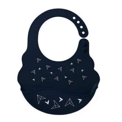 Miniaturka artykułu - BABYONO 829/07 Silikonowy Ślinikak z zapięciem 