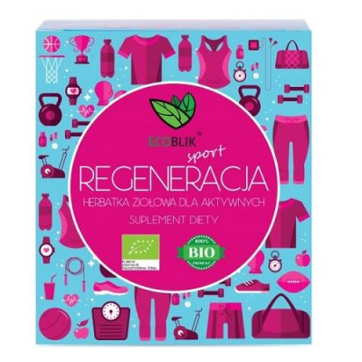 Miniaturka artykułu - EcoBlik Herbatka Sport REGENERACJA, 20 saszetek