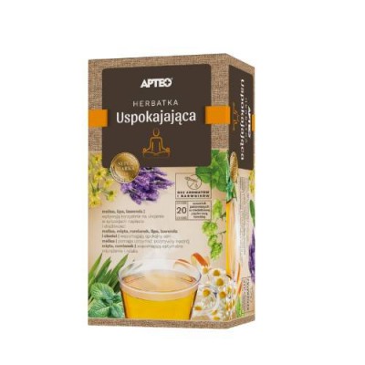 Miniaturka artykułu - APTEO Herbatka uspokajająca z pomarańczą, 20 sasz.
