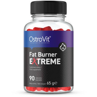 Miniaturka artykułu - OstroVit Fat Burner eXtreme, 90kaps.