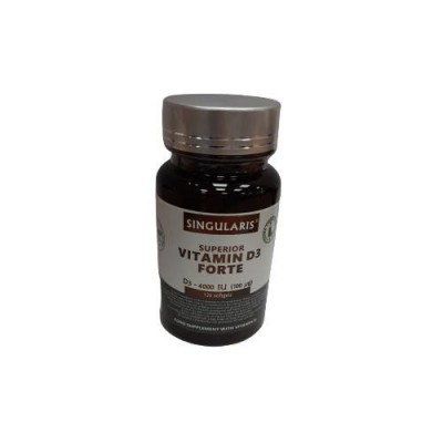 Miniaturka artykułu - Singularis Superior vitamin d3 forte 4000IU, 120kaps.