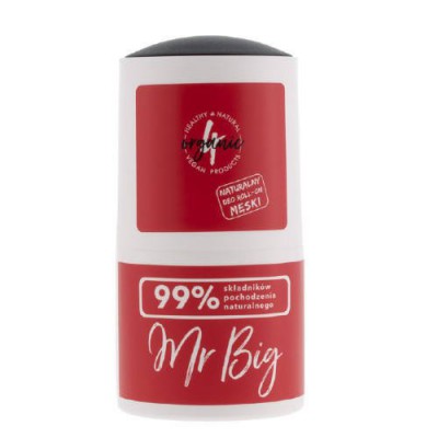 Miniaturka artykułu - 4ORGANIC Mr Big deo roll-on męski, 50ml