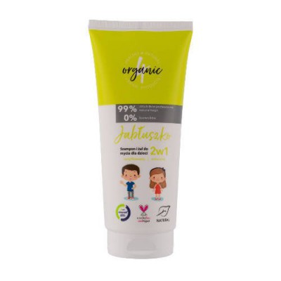 4ORGANIC Żel i szampon dla dzieci Jabłuszko, 200ml