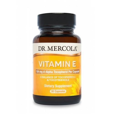 Miniaturka artykułu - DR.MERCOLA Witamina E, 30 kaps.