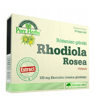 Miniaturka artykułu - Rhodiola Rosea R&oacute;żeniec g&oacute;rski Premium, 30 kaps.