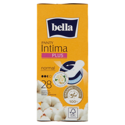 Miniaturka artykułu - BELLA PANTY INTIMA PLUS NORMAL Wkładki higieniczne, 28 sztuk