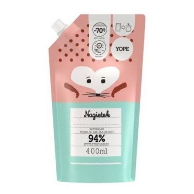 Miniaturka artykułu - YOPE NAGIETEK Mydło dla dzieci, 400ml