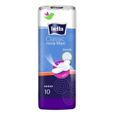 Miniaturka artykułu - Podpaski BELLA CLASSIC NOVA MAXI, 10szt.