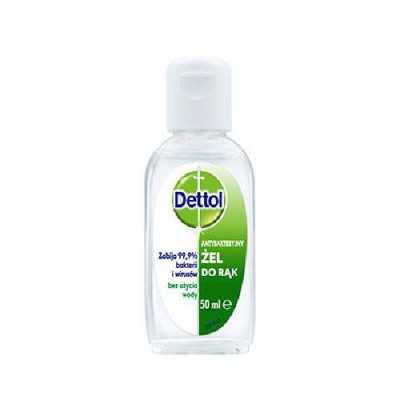 Miniaturka artykułu - Dettol Antybakteryjny Żel do rąk, 50 ml
