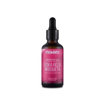 Miniaturka artykułu - MOHANI Olej Dzika R&oacute;ża Mosqueta, 50 ml