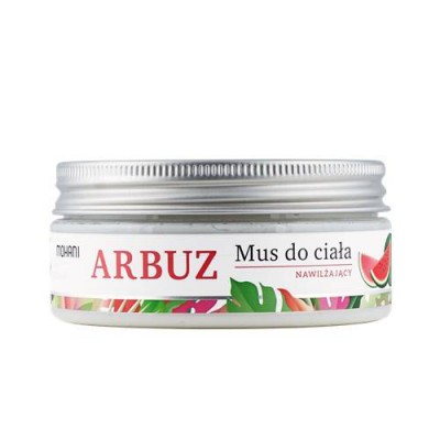 Miniaturka artykułu - MOHANI Nawilżający mus do ciała Wild Garden - arbuz, 120 g