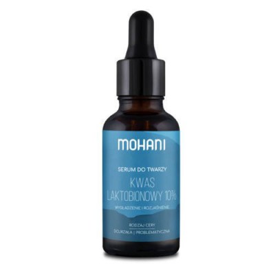 Miniaturka artykułu - MOHANI Serum do twarzy z kwasem laktobionowym 10%, 30ml