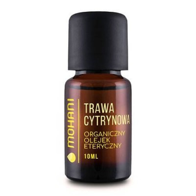 Miniaturka artykułu - MOHANI Organiczny olejek eteryczny Trawa Cytrynowa, 10ml
