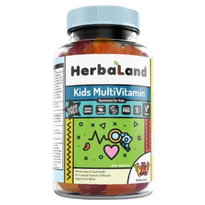 Miniaturka artykułu - HERBALAND Żelki Multiwitamina dla dzieci, 90 sztuk