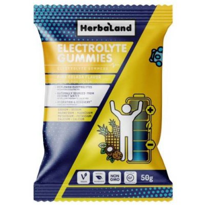 Miniaturka artykułu - HERBALAND Żelki Elektrolity, 50g