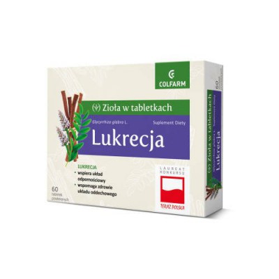 Miniaturka artykułu - Lukrecja, 60tabl.