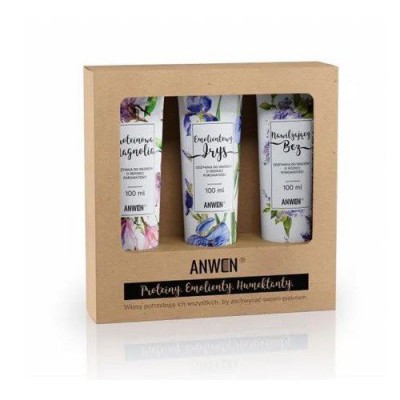 Miniaturka artykułu - ANWEN Zestaw Odżywek do włos&oacute;w BEZ 100ml, IRYS 100ml, MAGNOLIA 100ml