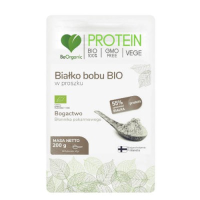 Miniaturka artykułu - BeOrganic Białko bobu BIO, 200g