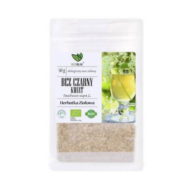 Miniaturka artykułu - EcoBlik herbata Bez czarny kwiat, 50g
