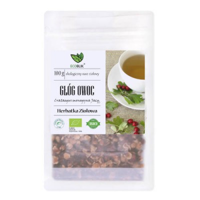 Miniaturka artykułu - EcoBlik herbata Gł&oacute;g Owoc, 100g
