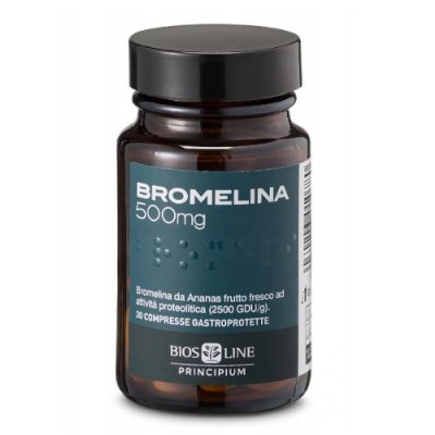 Miniaturka artykułu - Bromelina 500 mg, 30 tabletek dojelitowe